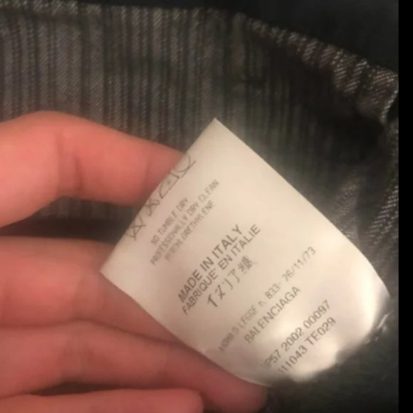 Balenciaga Low Rise Wide Leg Pants Sz 42 - Picture 4 of 6